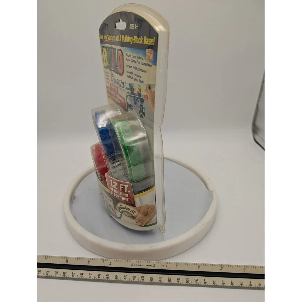 Build Bonanza Building Block Tape‎ 12 Ft 4 Colors Peel Stick LEGO Compatible New